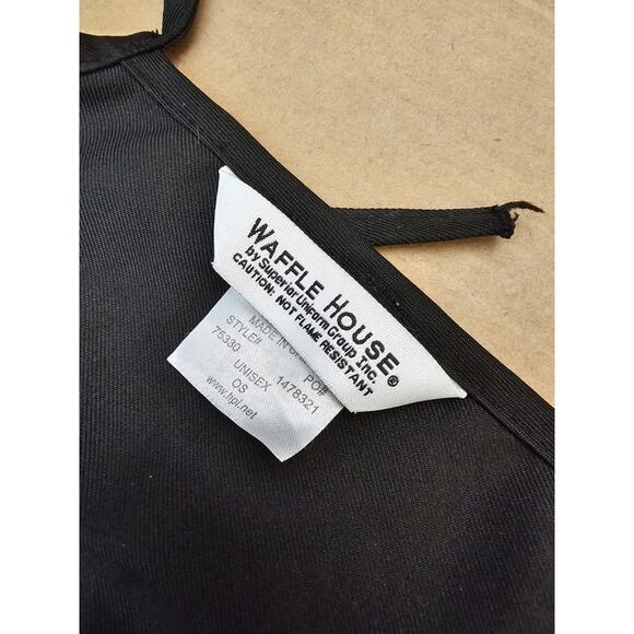 Authentic Waffle House Apron with v-neck front pockets and adjustable strap - Picture 9 of 9